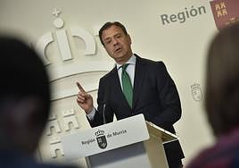 Marcos Ortuño, este jueves.