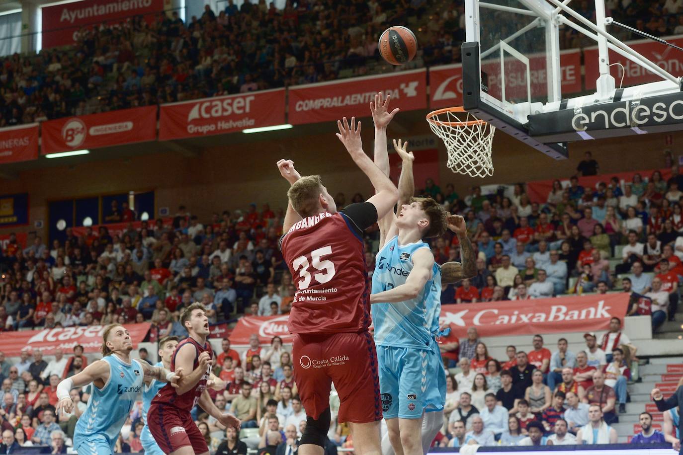 La victoria del UCAM Murcia contra el Palencia, en imágenes