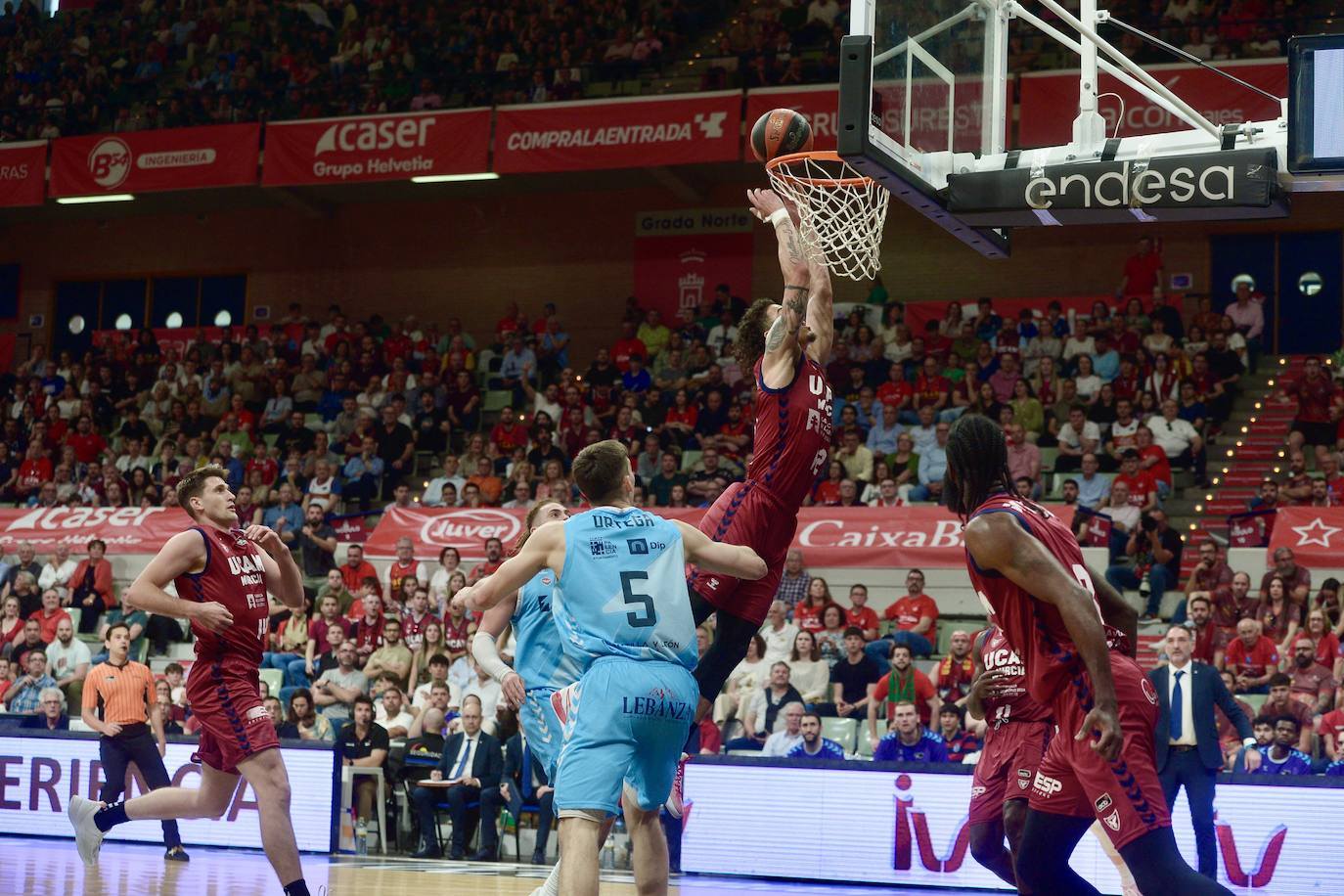 La victoria del UCAM Murcia contra el Palencia, en imágenes