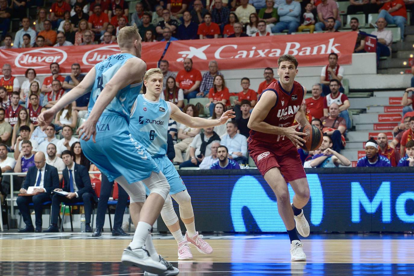 La victoria del UCAM Murcia contra el Palencia, en imágenes