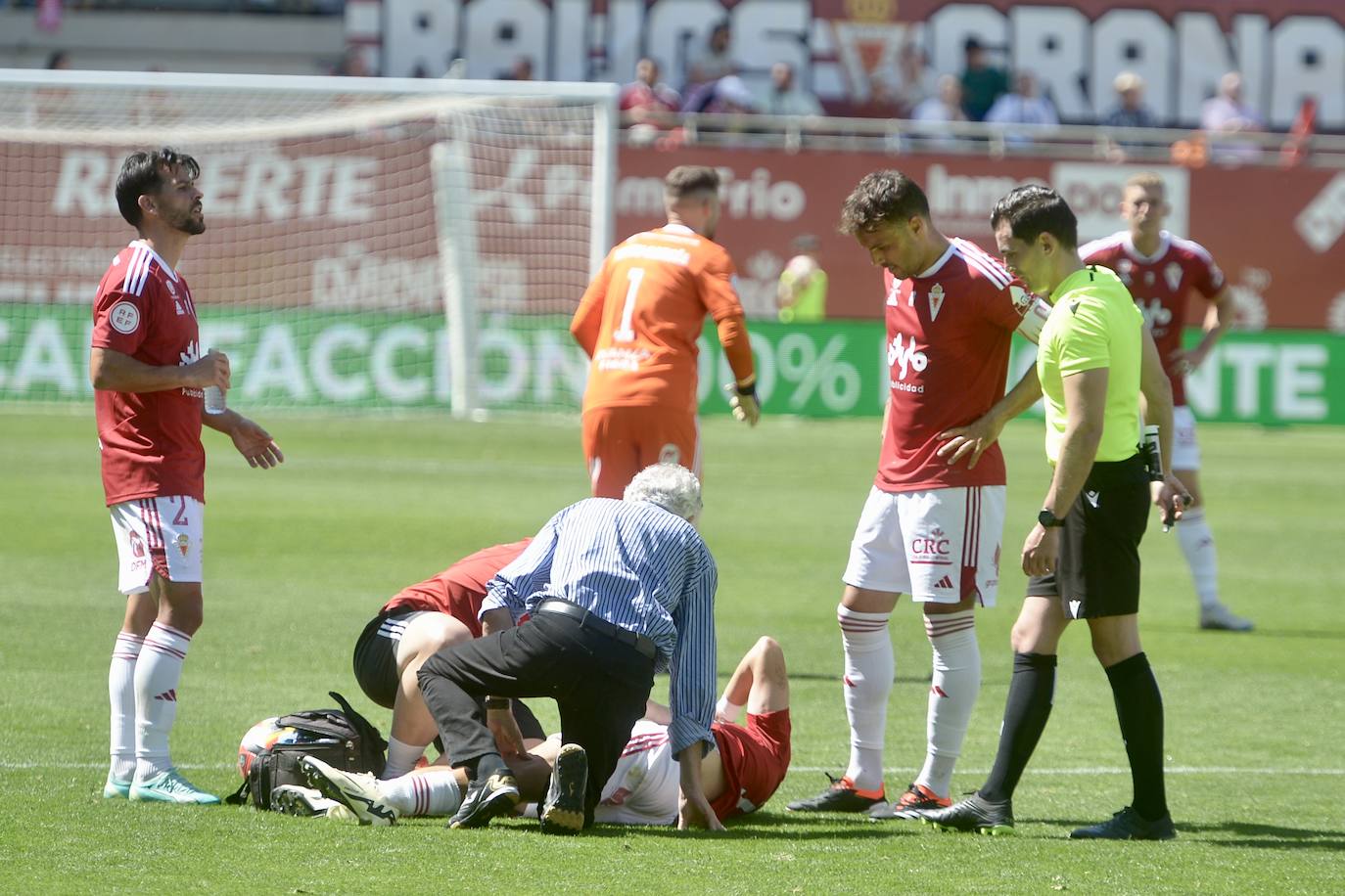 La victoria del Real Murcia frente al Melilla, en imágenes