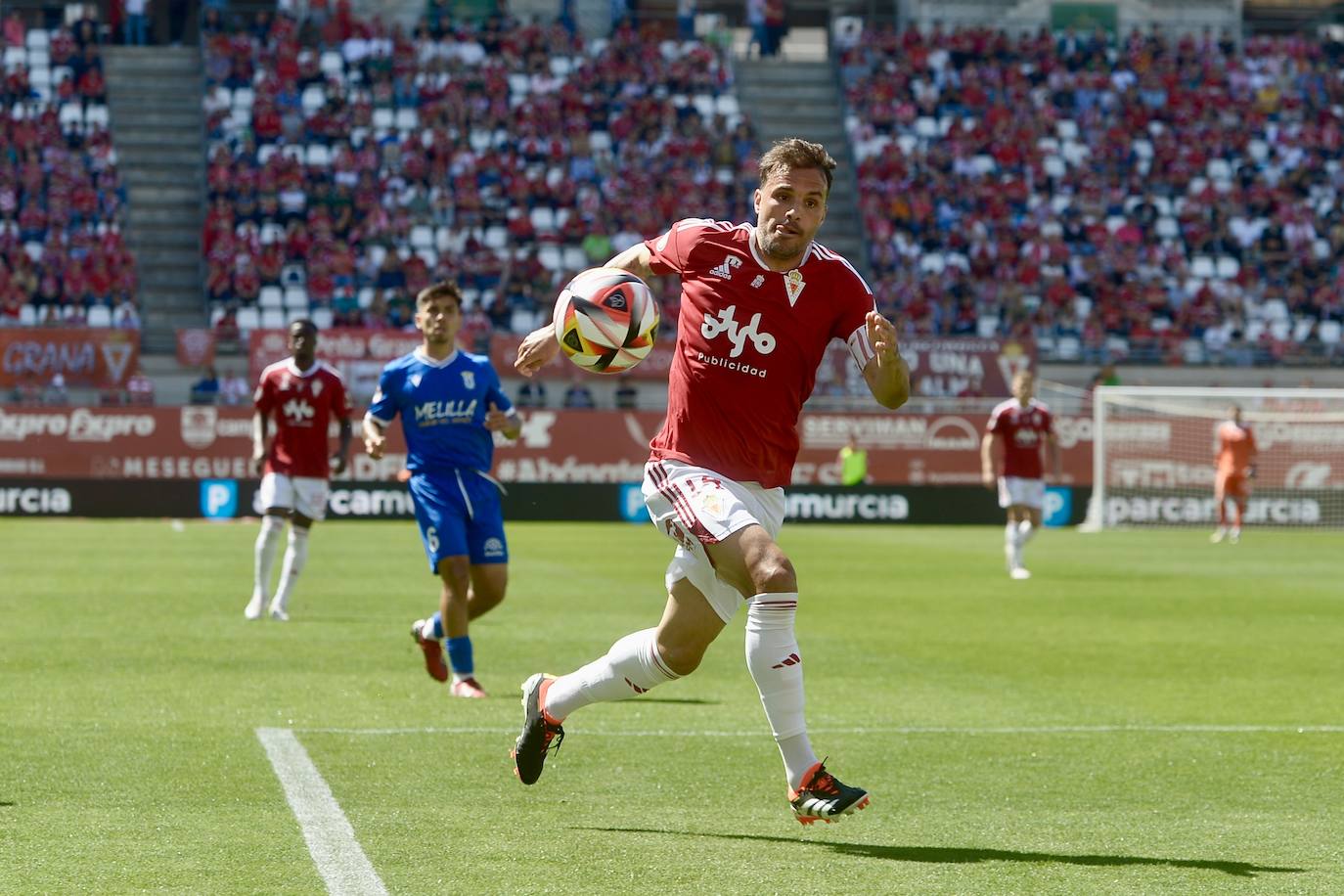 La victoria del Real Murcia frente al Melilla, en imágenes