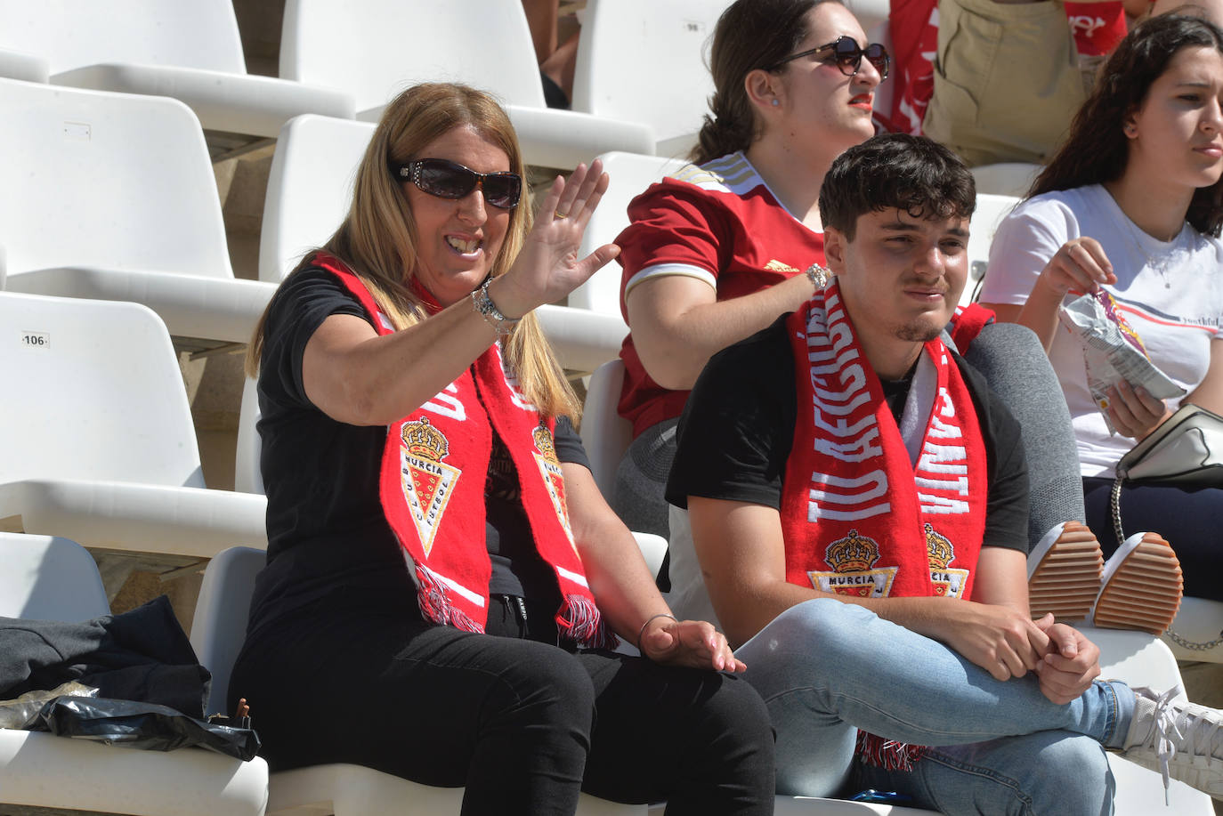 La victoria del Real Murcia frente al Melilla, en imágenes