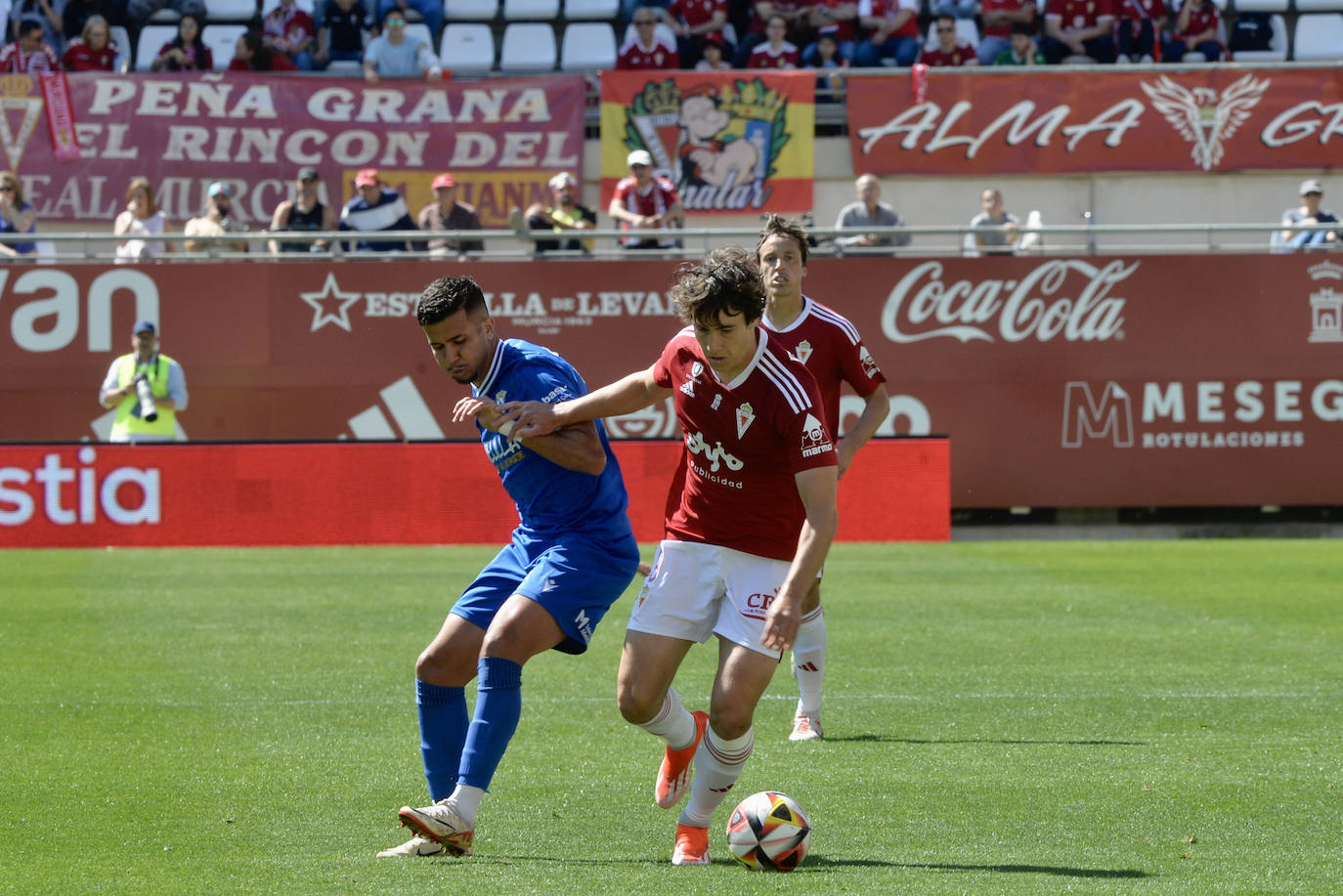 La victoria del Real Murcia frente al Melilla, en imágenes