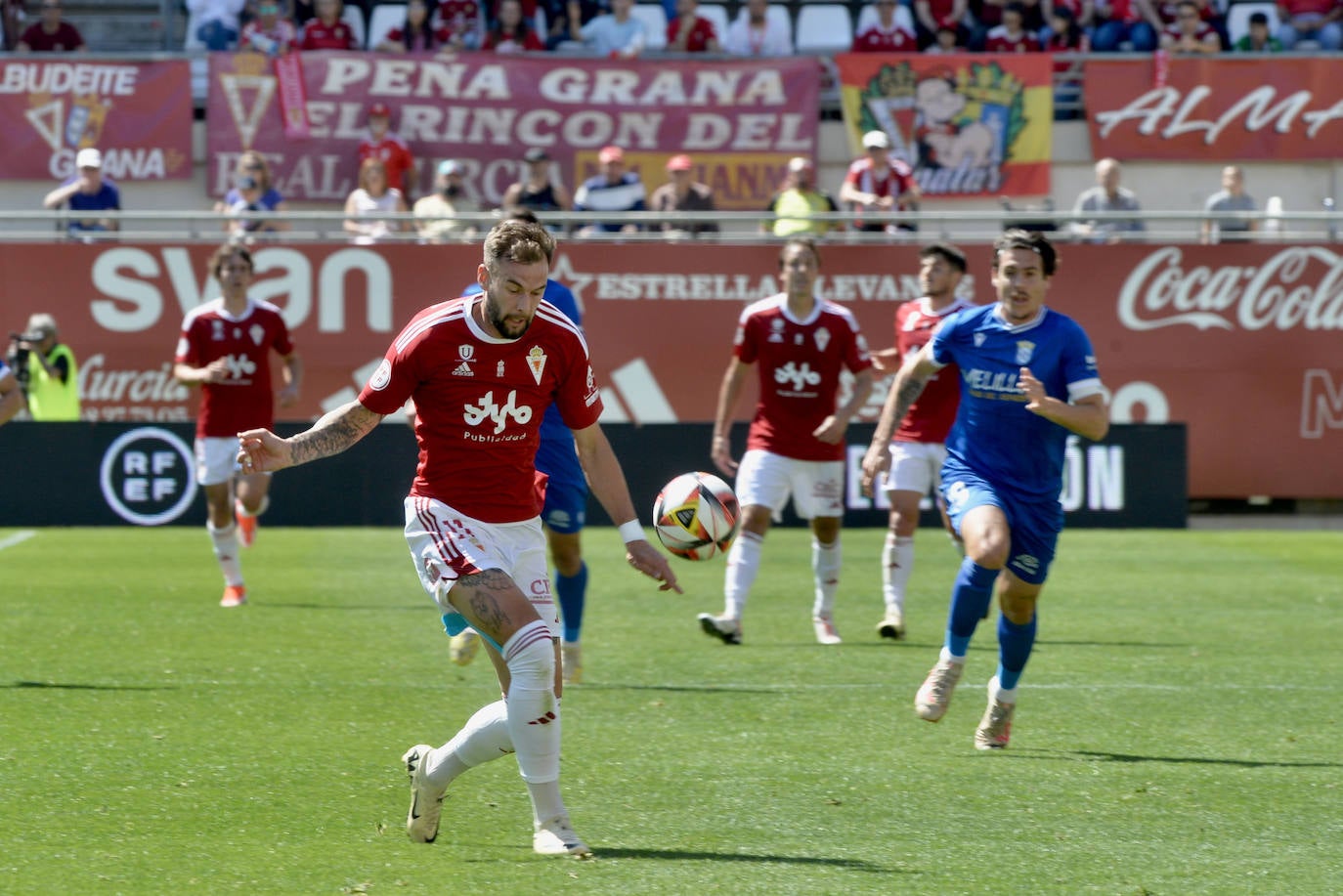 La victoria del Real Murcia frente al Melilla, en imágenes