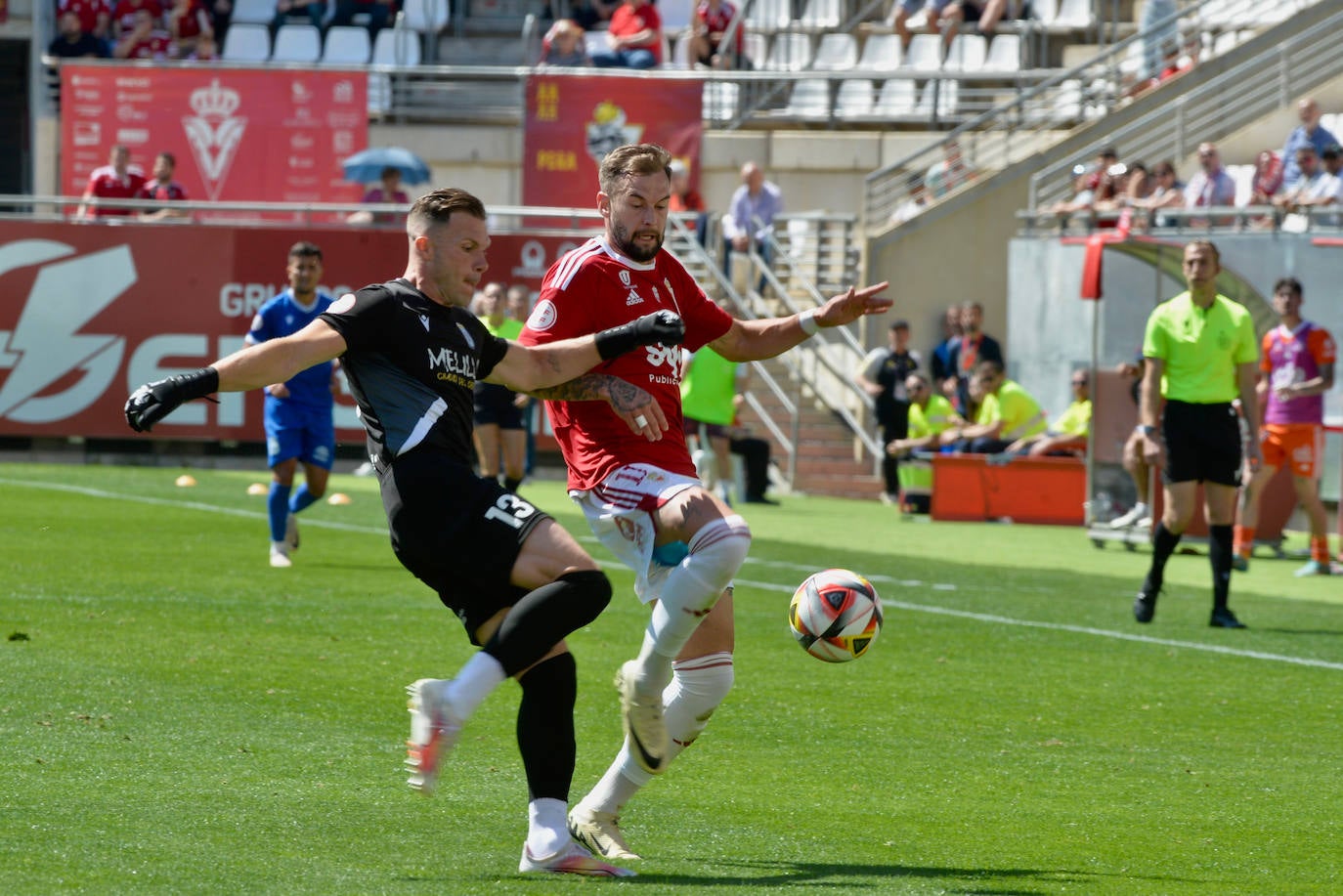 La victoria del Real Murcia frente al Melilla, en imágenes