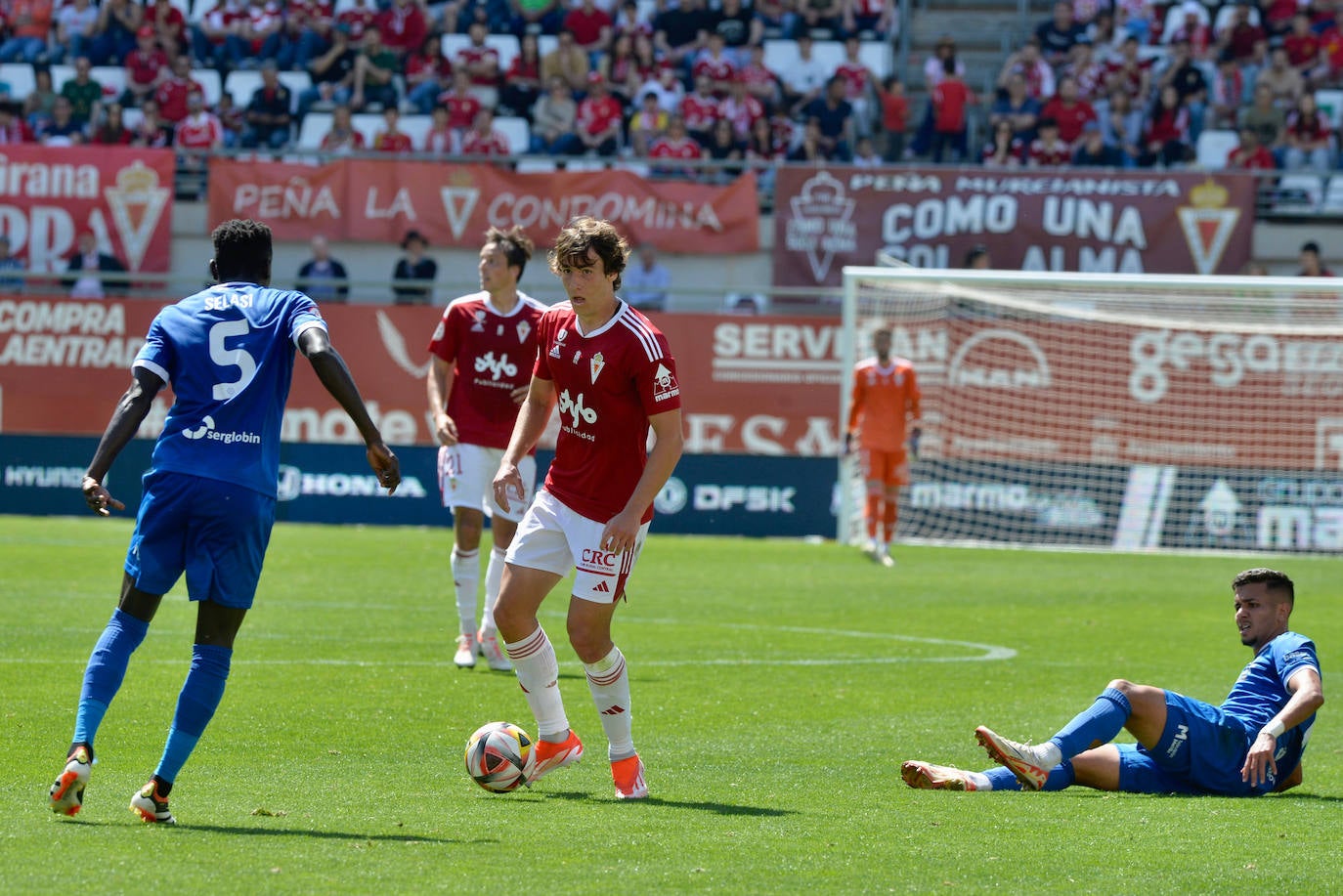 La victoria del Real Murcia frente al Melilla, en imágenes