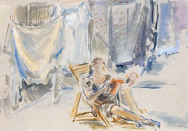 'Isabel' (acuarela/papel).