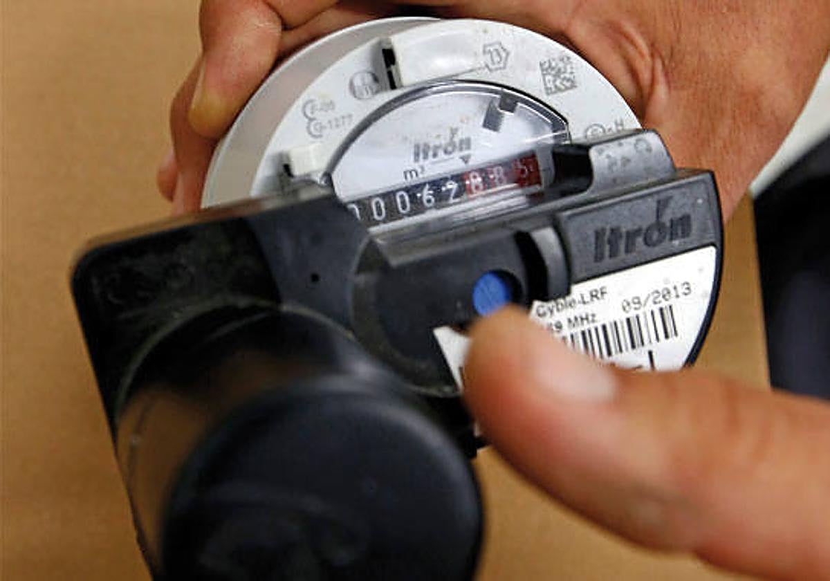 Sistema de telelectura en contadores de agua.