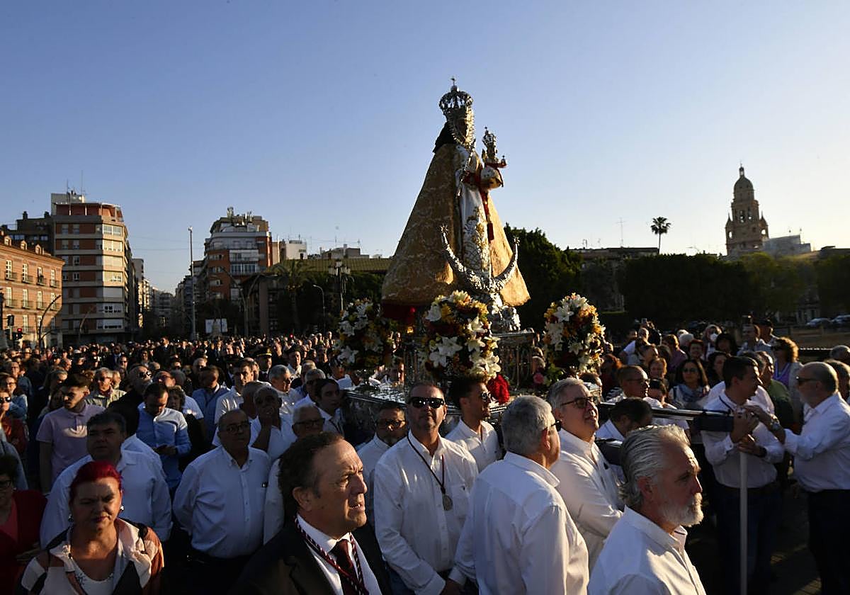 Los murcianos se despiden de la Fuensanta hasta septiembre