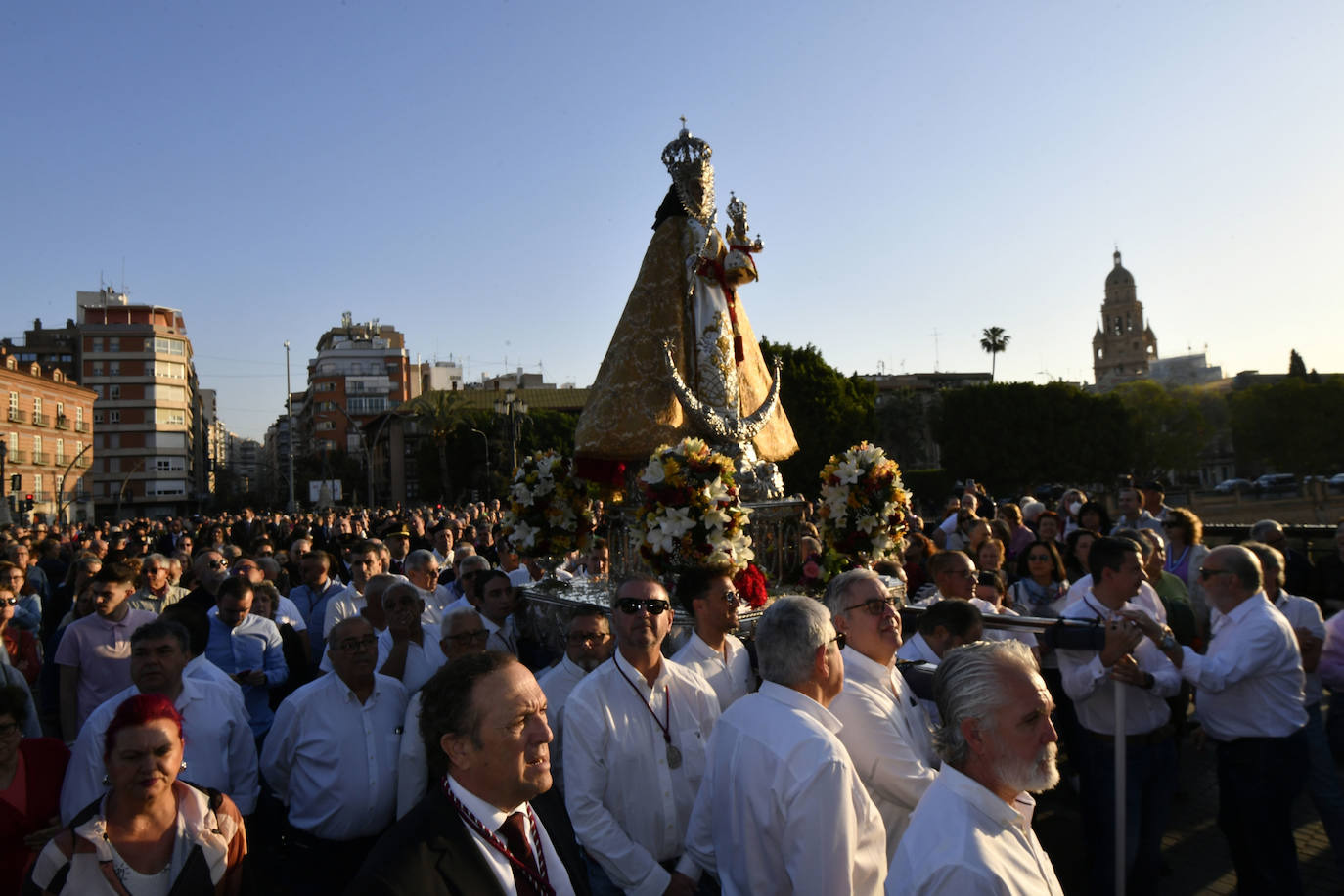Los murcianos se despiden de la Fuensanta hasta septiembre