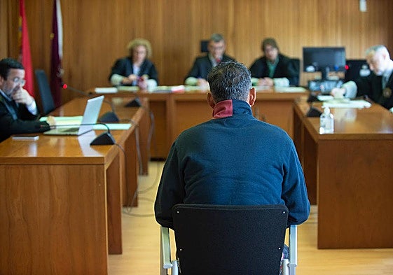 El presunto autor de los hechos, este miércoles, en el juzgado.