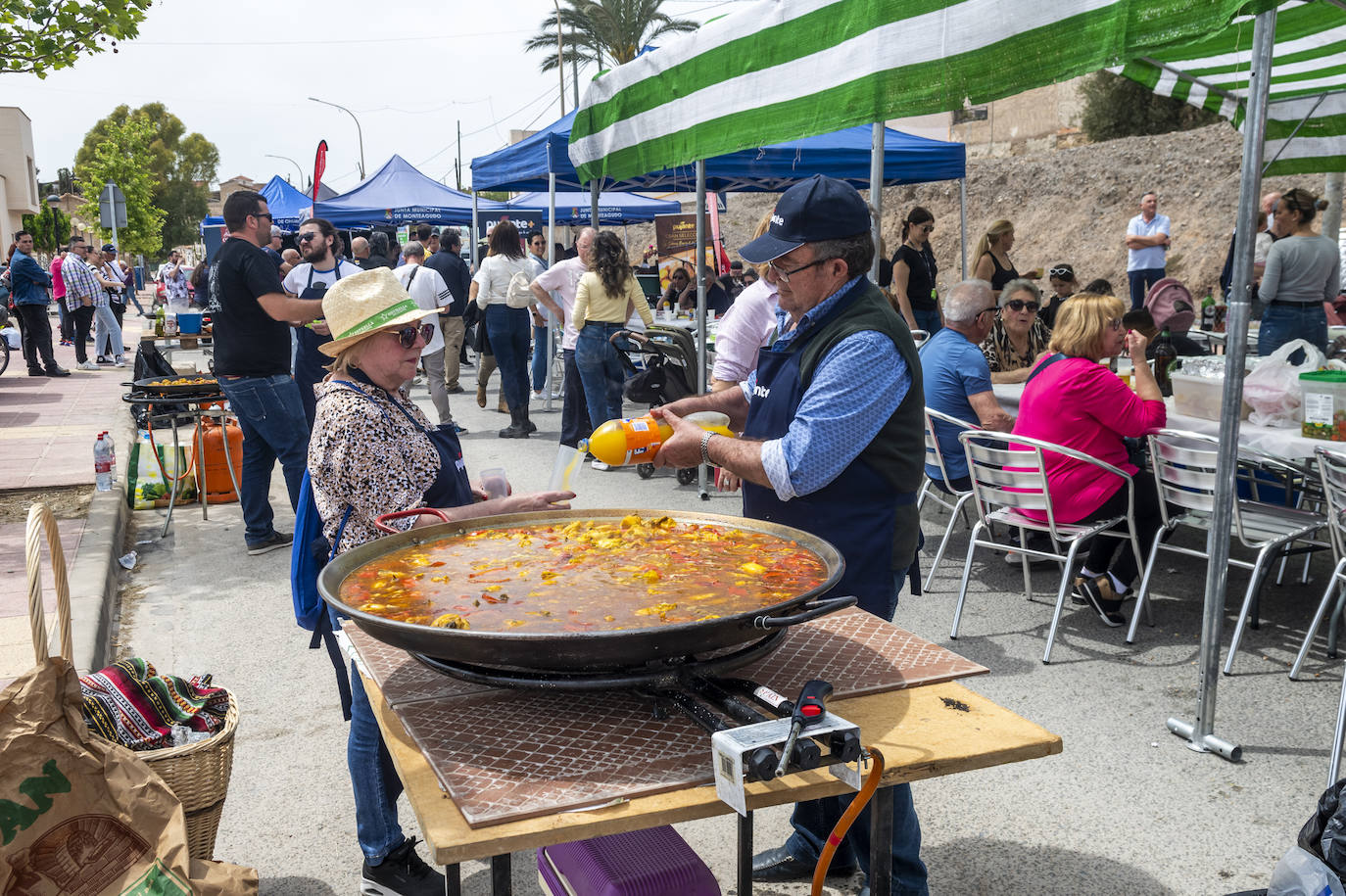 La mejor paella en el concurso de Monteagudo, la de Los Fiesteros