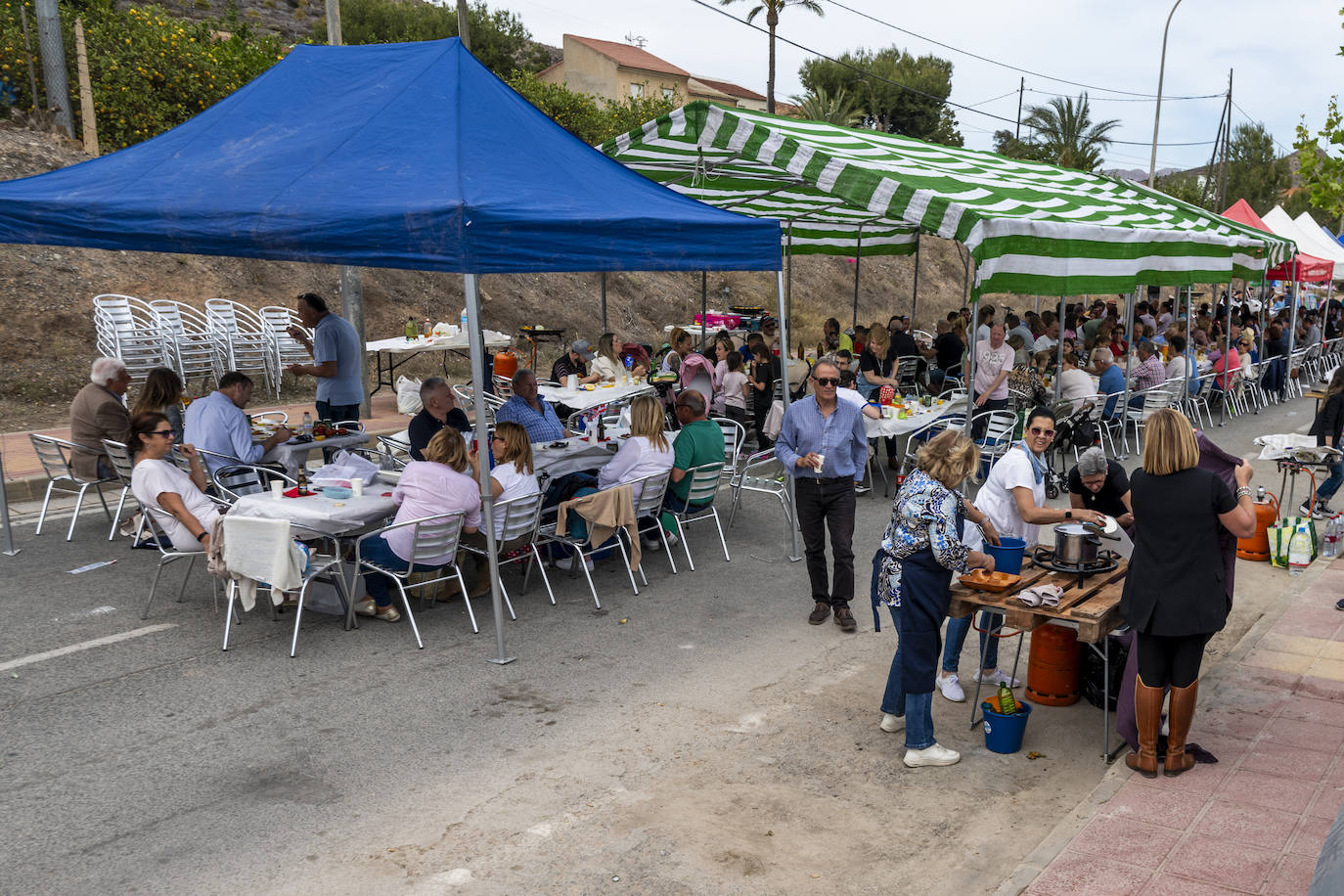 La mejor paella en el concurso de Monteagudo, la de Los Fiesteros