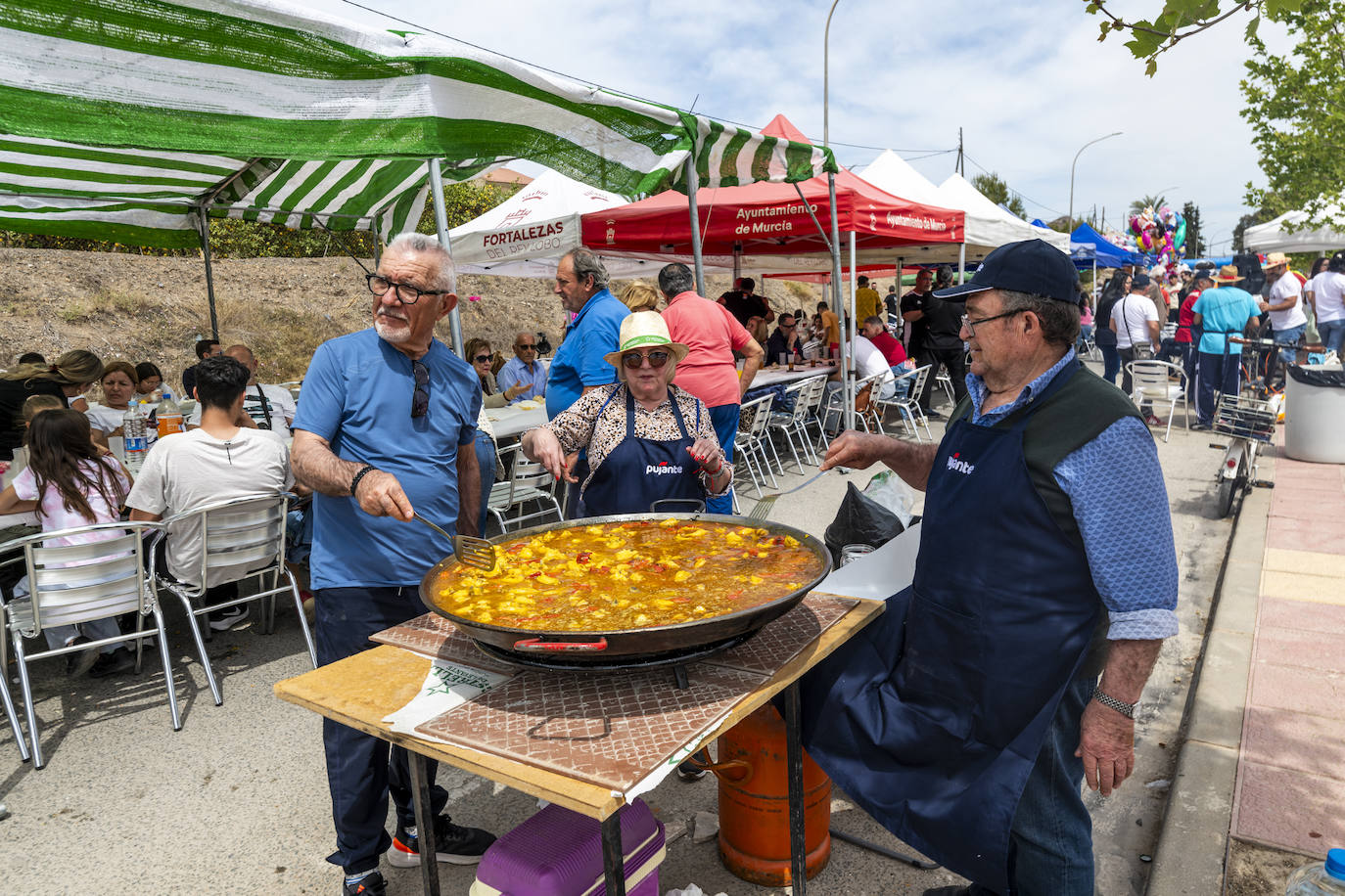 La mejor paella en el concurso de Monteagudo, la de Los Fiesteros
