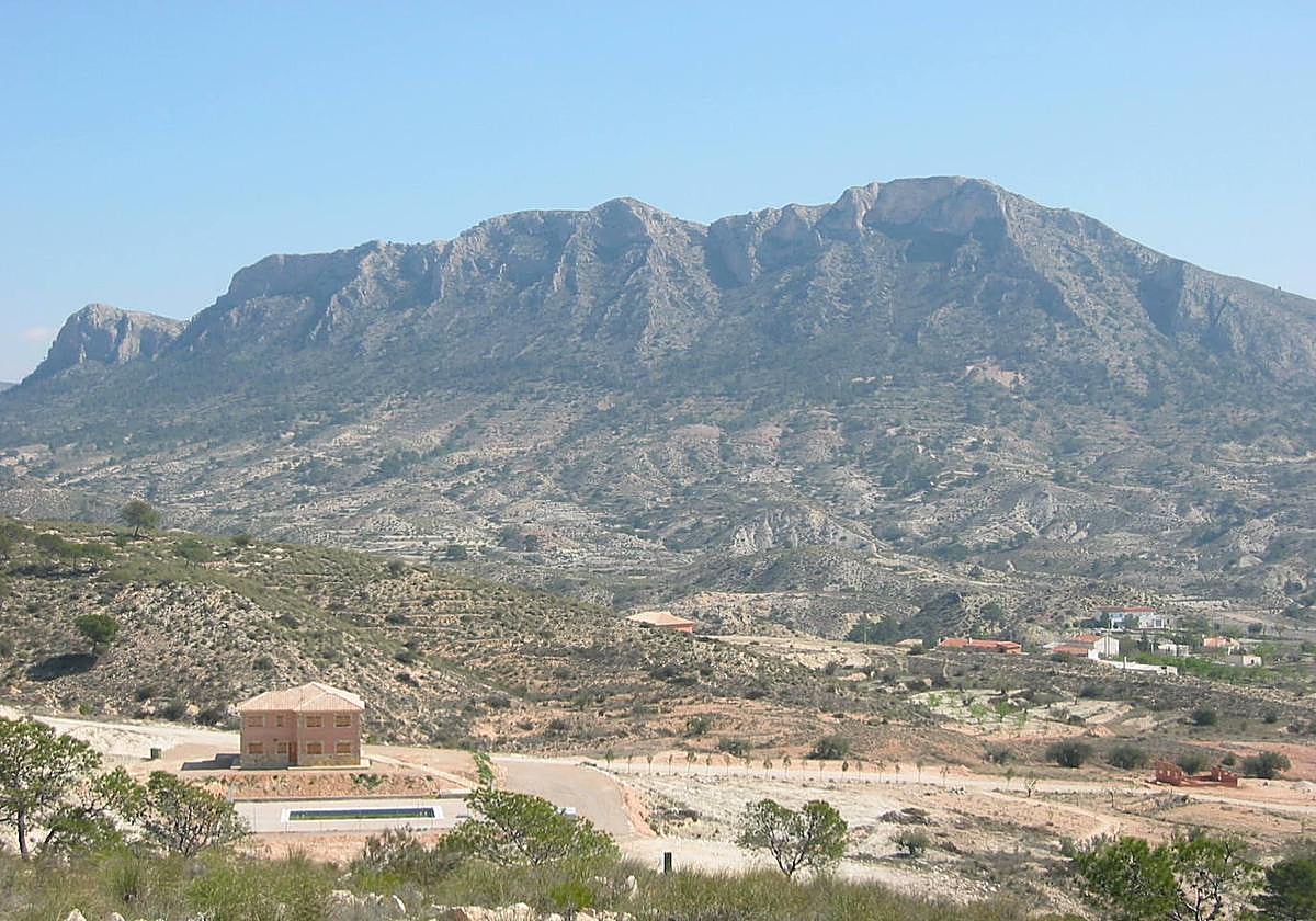 Imagen de archivo del entorno de la Sierra de Lúgar, en Fortuna