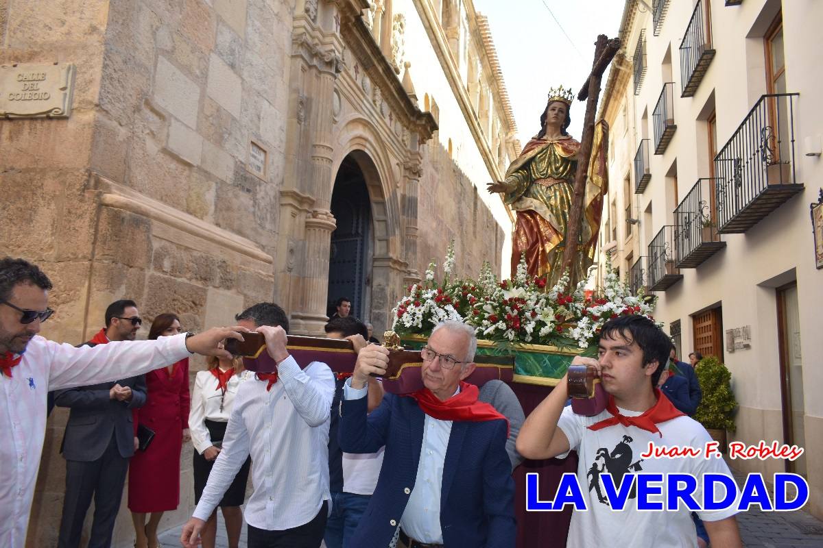 Subida de Santa Elena hasta la basílica de la Vera Cruz