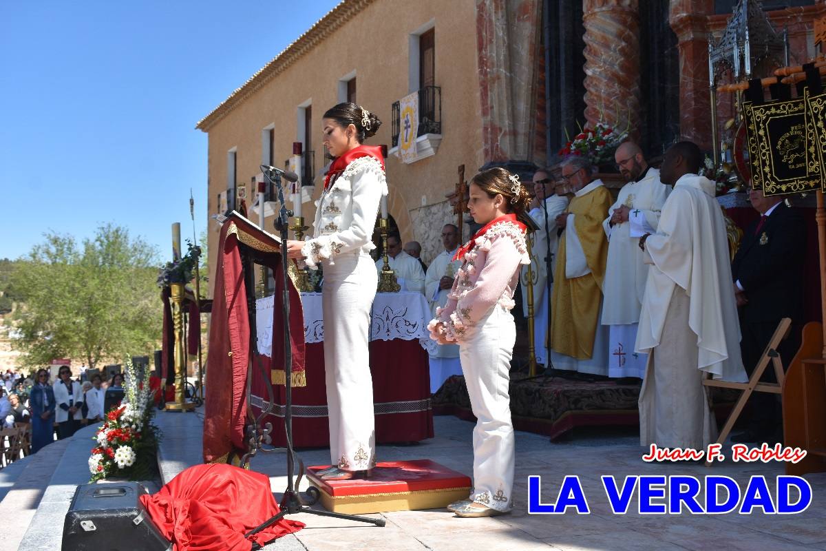 Flores de las peñas caballistas para la Vera Cruz en Caravaca