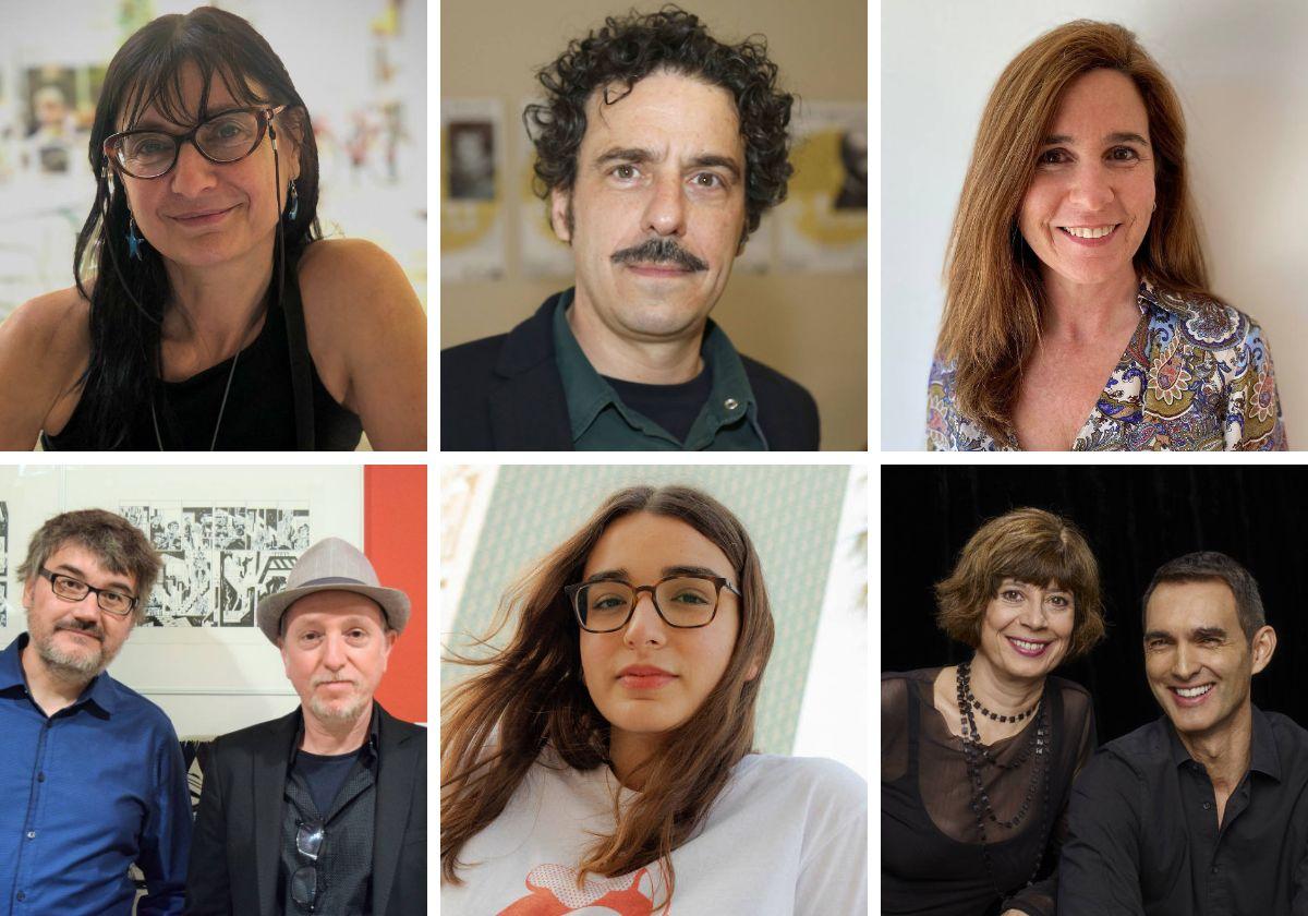 Mónica Rodriguez, Darío Adanti, Paloma Muiña, Santiago García y Javier Olivares, Meryem El Mehdati, Yolanda García Serrano y Juan Carlos Rubio