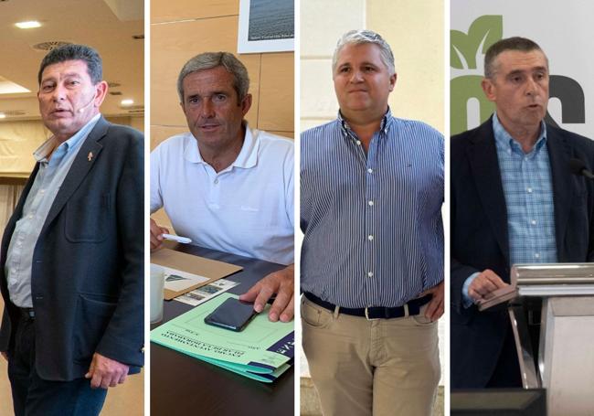 Manuel Martínez. José María Pérez Sánchez. Pedro Galindo. Adolfo García.