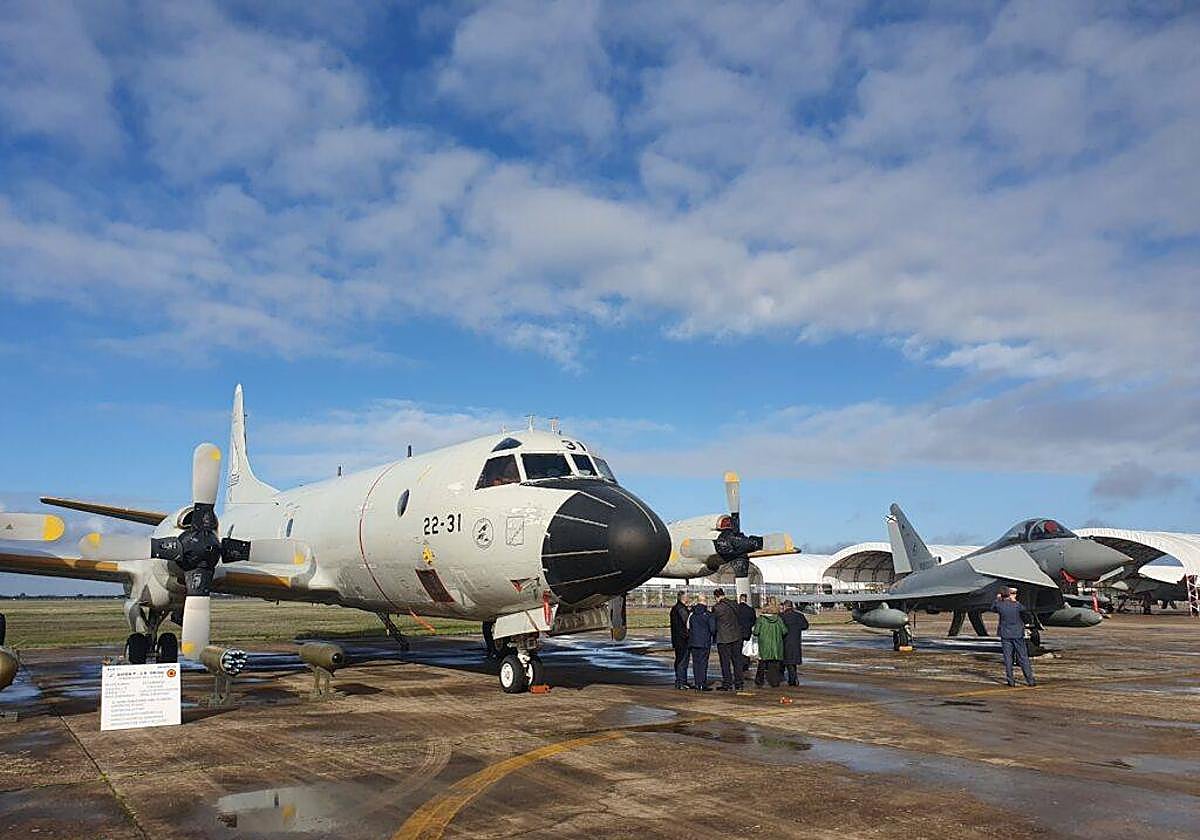 El avión P-3 Orion con el sistema SPAS (Sistema Procesador Acústico de Sonoboyas), en imagen de archivo.