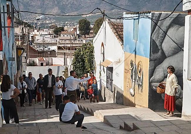 Los murales en homenaje a Miguel Hernández en Orihuela.