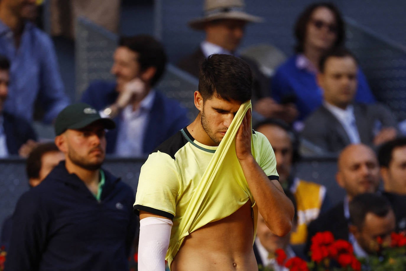 Las imágenes del partido entre Alcaraz y Struff en el Mutua Madrid Open