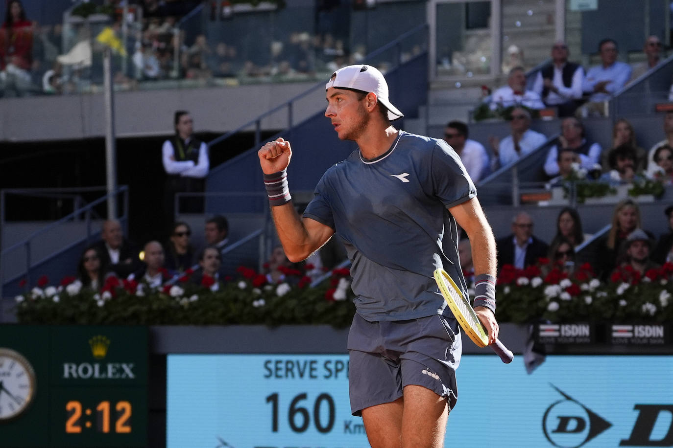 Las imágenes del partido entre Alcaraz y Struff en el Mutua Madrid Open