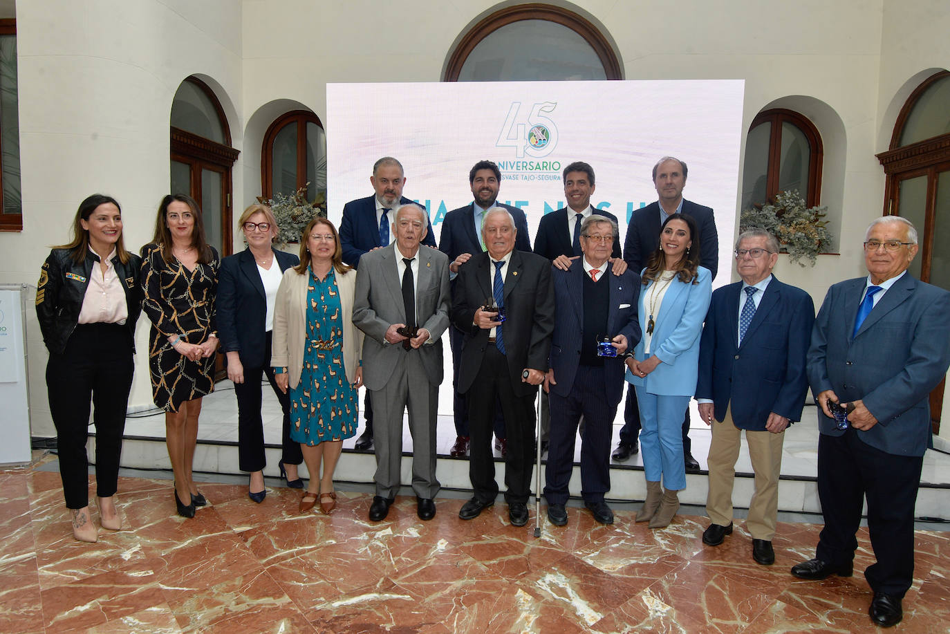 Las imágenes del 45 aniversario del Tajo-Segura en Murcia