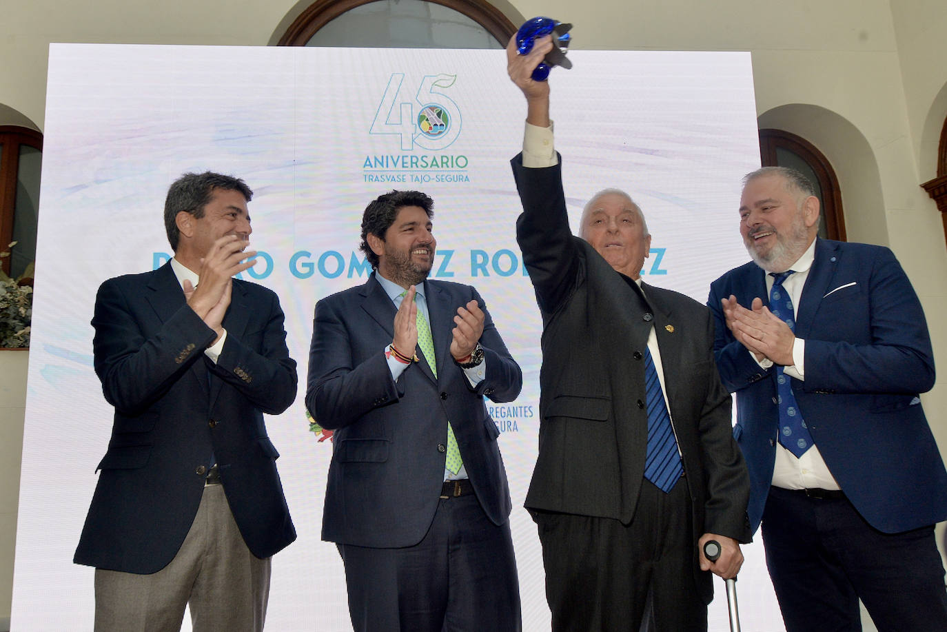 Las imágenes del 45 aniversario del Tajo-Segura en Murcia