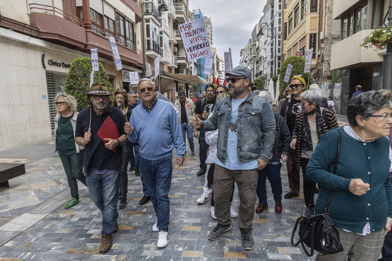 Manifestación del 1 de Mayo de 2024 en Cartagena, en imágenes