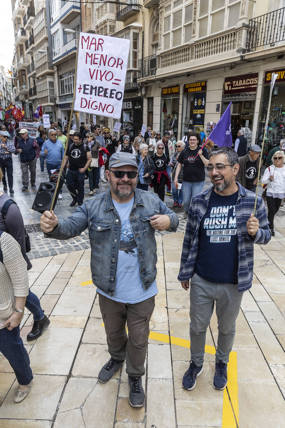 Manifestación del 1 de Mayo de 2024 en Cartagena, en imágenes