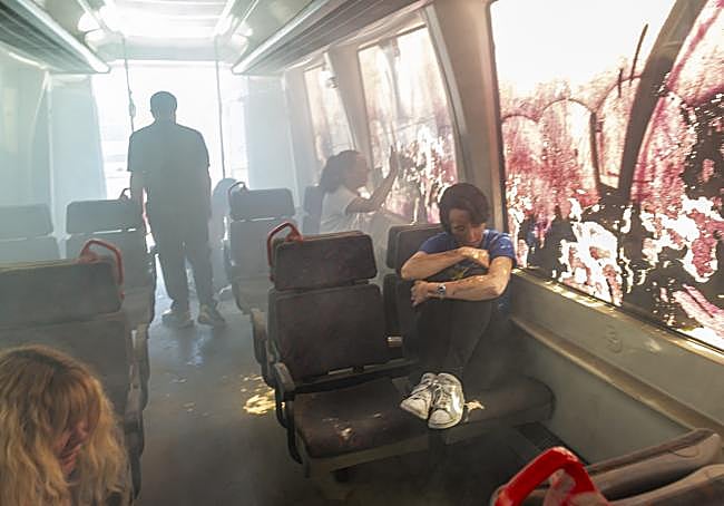 Simulacro de atentado en Murcia, este jueves.