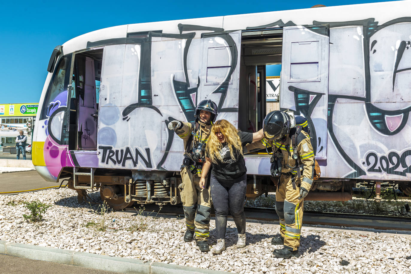 Simulacro de atentado en Murcia, en imágenes