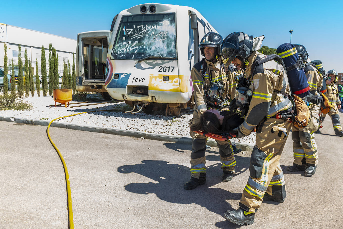Simulacro de atentado en Murcia, en imágenes