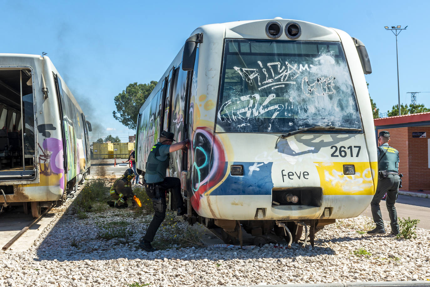 Simulacro de atentado en Murcia, en imágenes