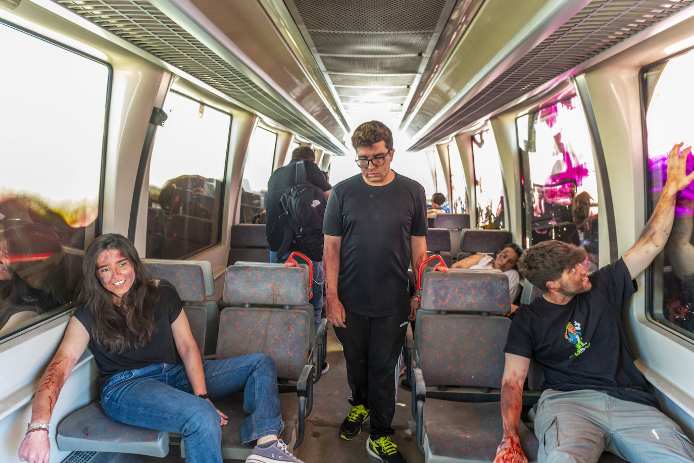 Simulacro de atentado en Murcia, en imágenes