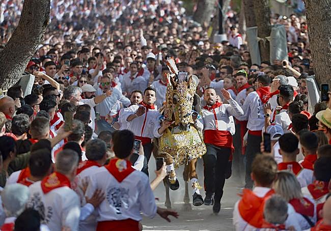 El caballo 'Piropo', durante la carrera.