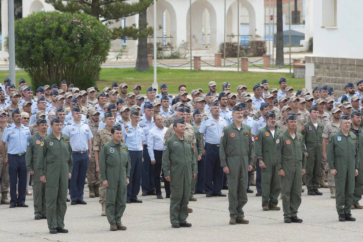 La visita del Rey Felipe VI a la Academia General del Aire, en imágenes