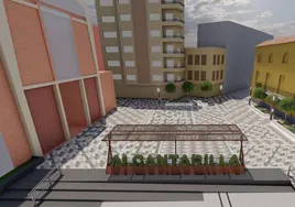 Así será el nuevo aspecto de la plaza de San Pedro, según la recreación del proyecto.
