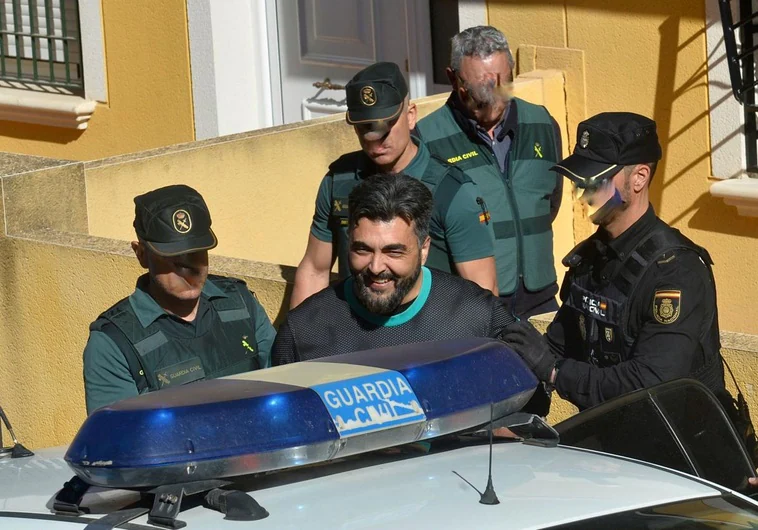 Pedro Sánchez Guirao, 'El Karateca', es arrestado en la mañana de este martes.