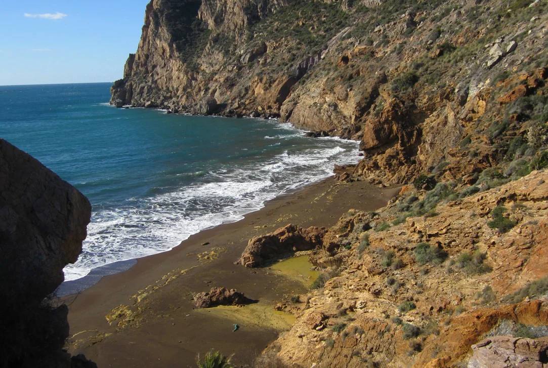 Playa de la Cala de Caballo, en La Unión.