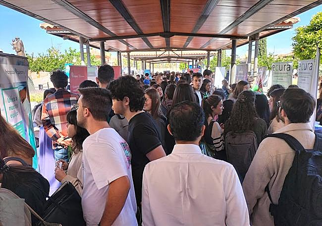 Cerca de 50 empresas líderes del ámbito regional y nacional, junto a colegios profesionales, se dieron cita en el Foro de Empleo de la UCAM