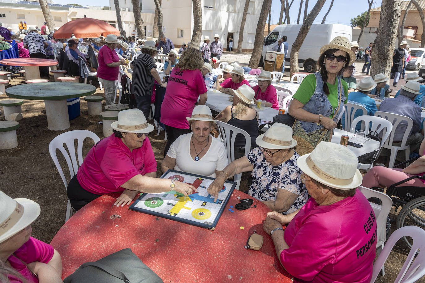 Las imágenes de la convivencia de mayores en Cartagena