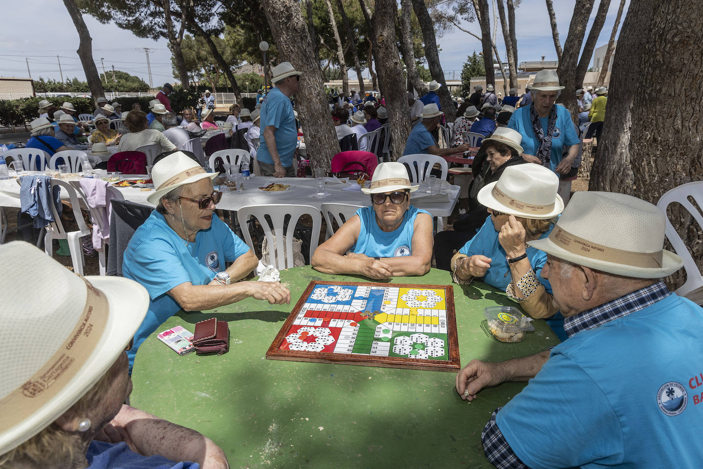 Las imágenes de la convivencia de mayores en Cartagena
