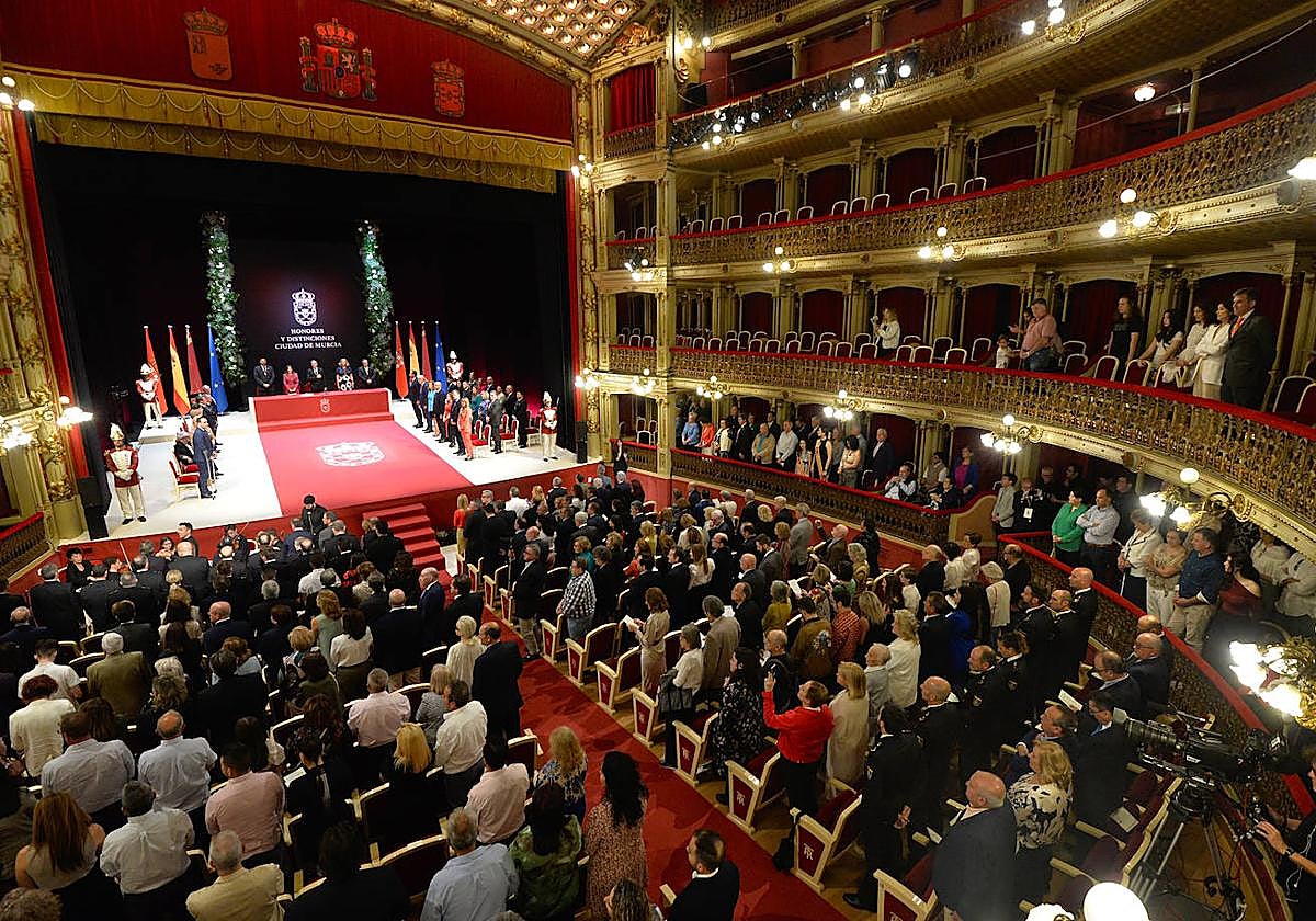 El acto conmemorativo del Día de la Ciudad de Murcia, en imágenes