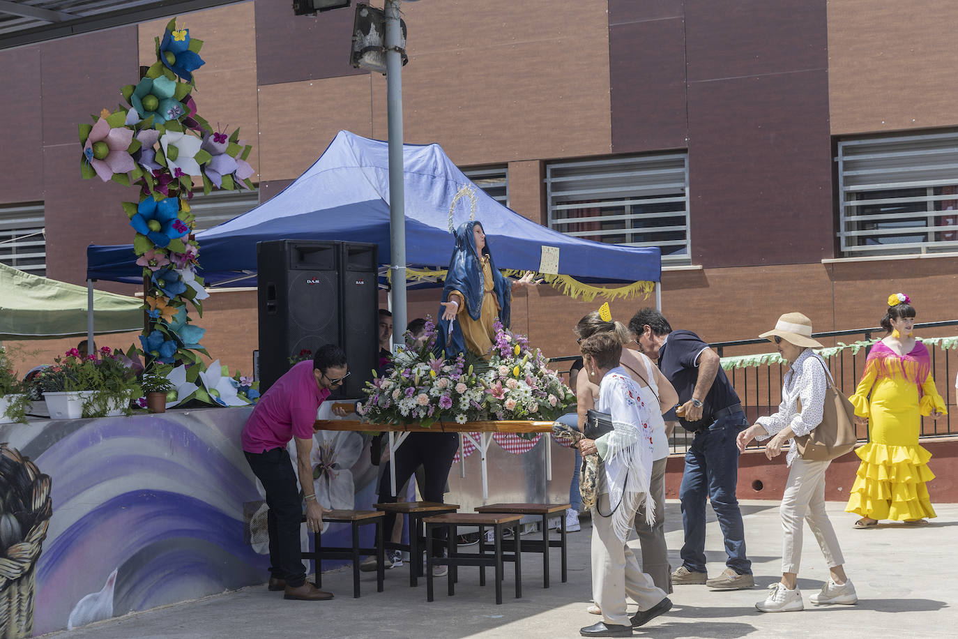 Las imágenes de la romería de la Virgen Dolorosa de La Muela en Galifa