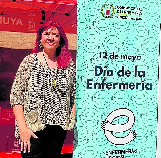 Amelia Corominas, presidenta del Colegio de Enfermeríade la Región.