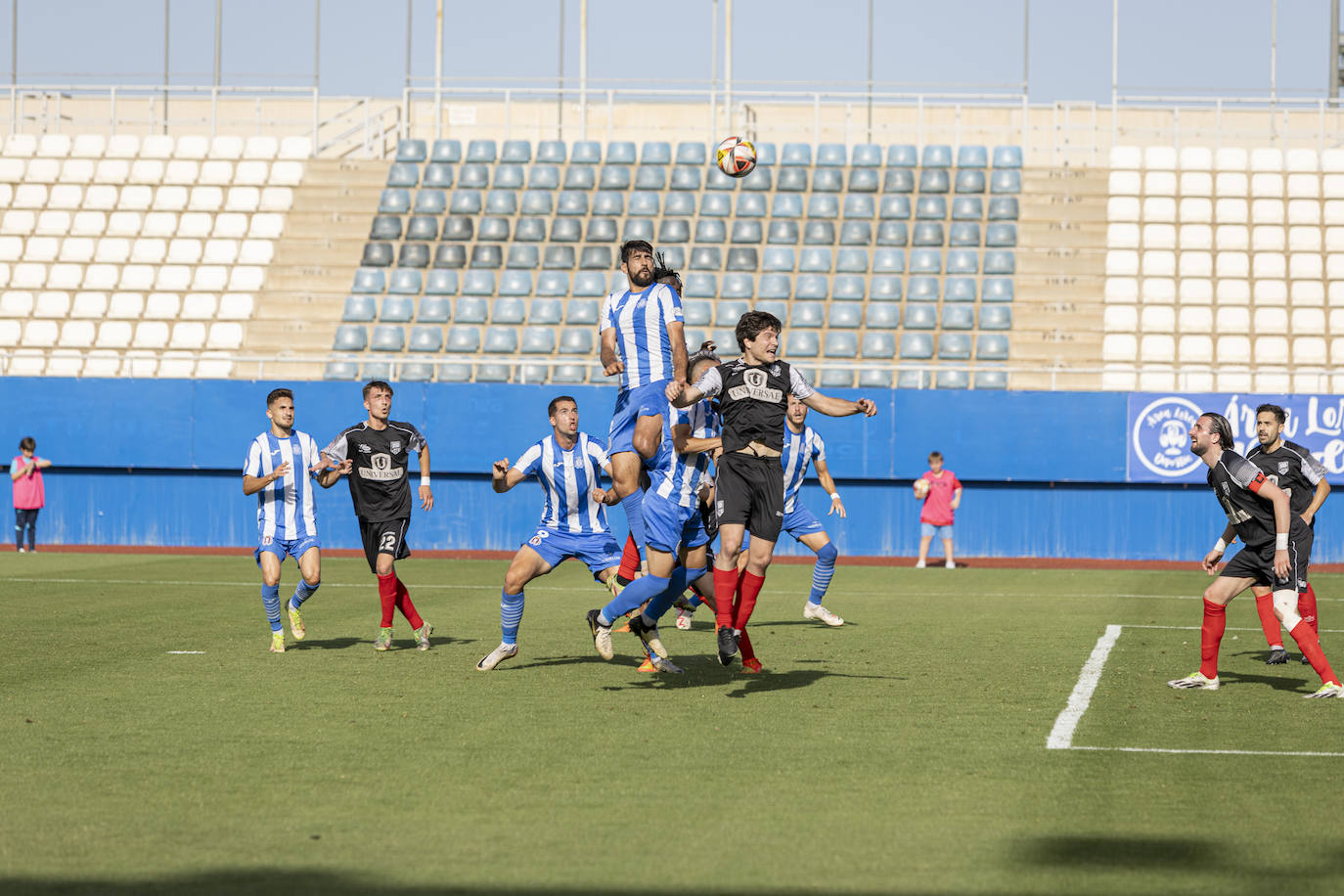 Imagen del partido del domingo en Lorca.