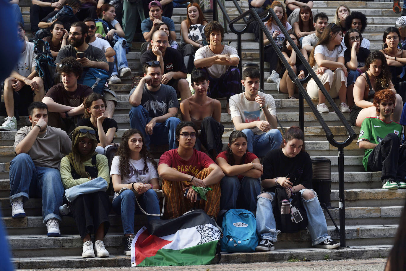 Las imágenes de la acampada de estudiantes de la UMU a favor de Palestina